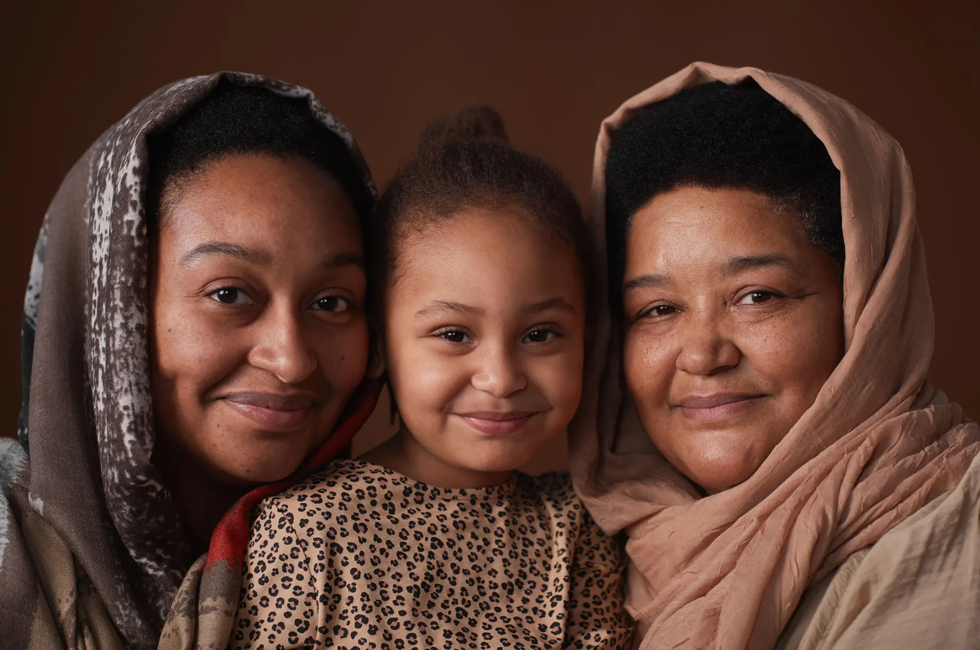 Three generations of one family